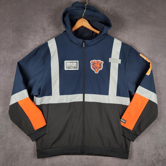 Buffalo Outdoors Other - Chicago Bears Safety Softshell Jacket Mens XL Navy Black Buffalo Outdoors Hi-Vis